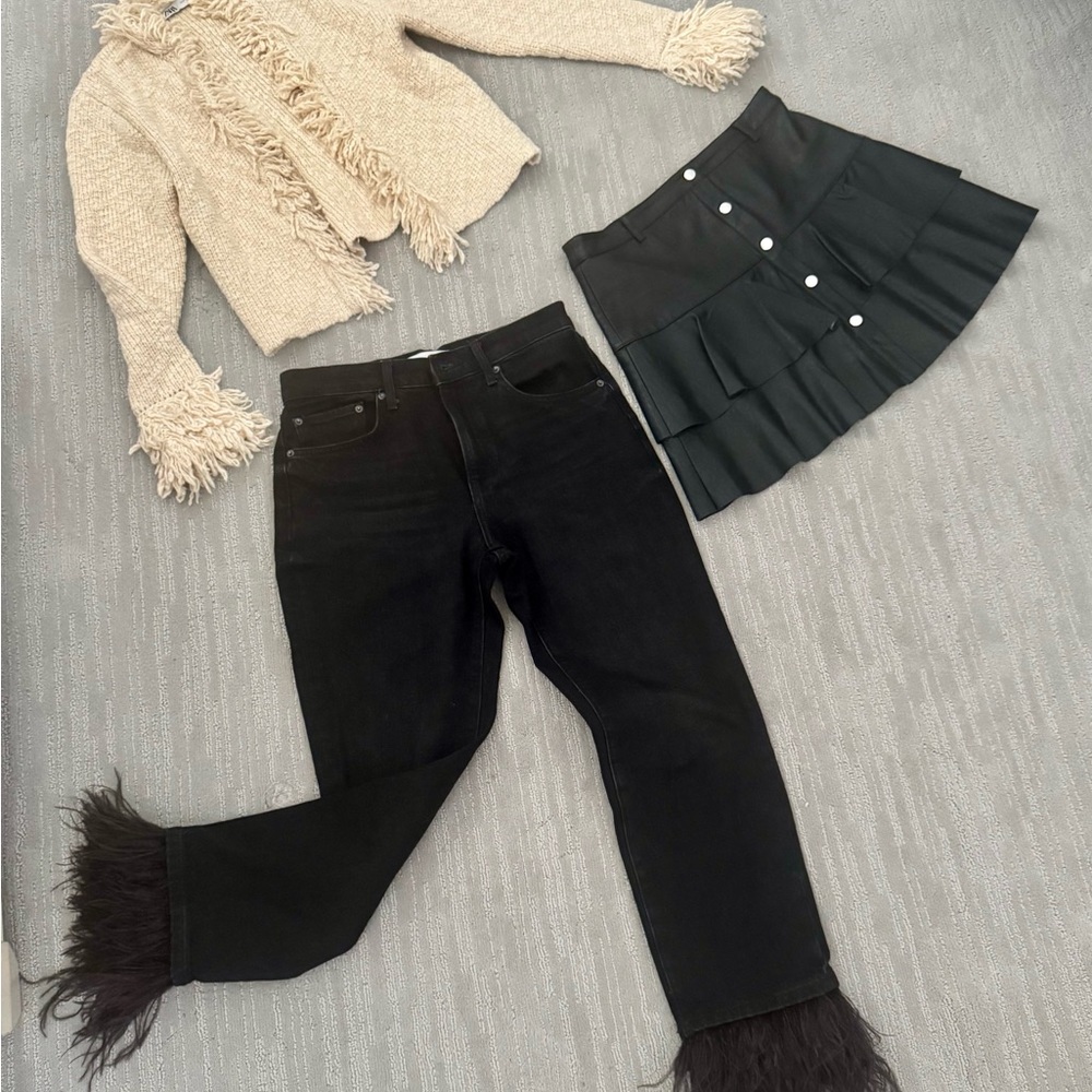 Zara Black Denim Jeans